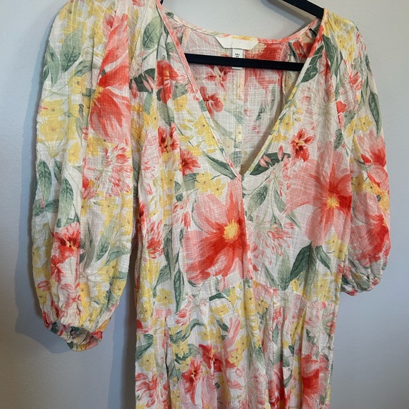 H&M Floral Dress - Red, Green, Yellow - Picture 3 of 5
